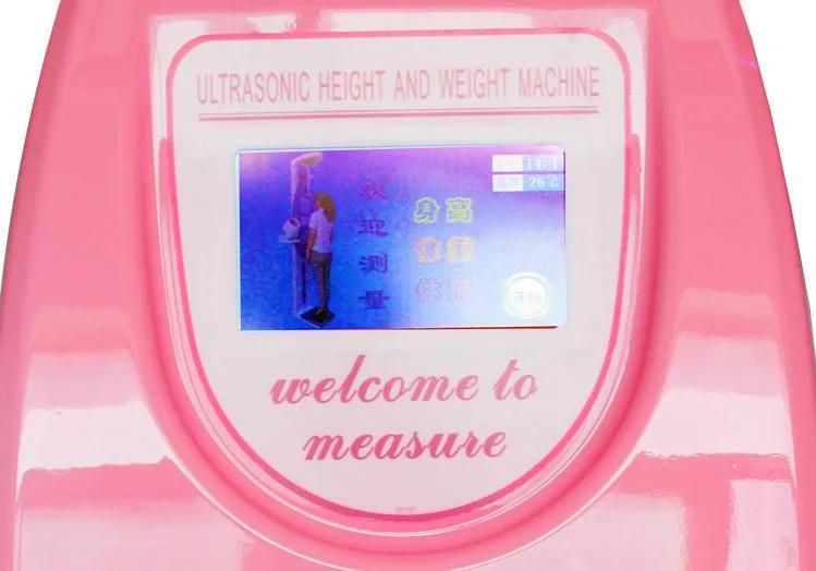 Coin-Operated Electronic Body Scale Multi-Functional Digital Height Weight BMI Body Composition Blood Pressure Vending Machine