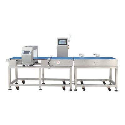 Combination System of Checkweigher and Metal Detector in Food Industry