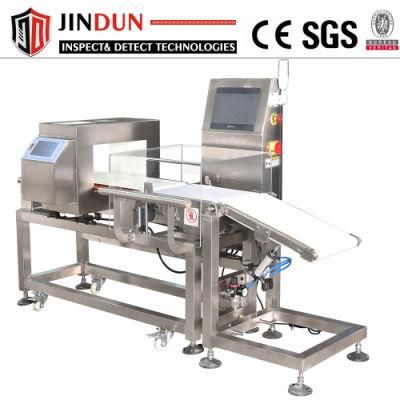 Automatic Sensitivity Belt Conveyor Metal Detector Combine with Checking Weight