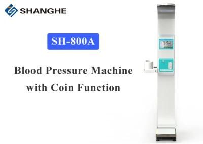 Coin Operated Spanish Language Blood Pressure Body Weight and Height Scale for Gym