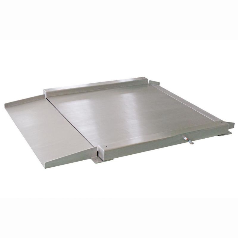 Ultra Low Profile 4" 48" Stainless Digital Floor Drum Scales 5000lb