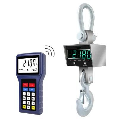 1t 2t 3t Scale Remote Control Stainless Steel Scale Digital Hanging Scale