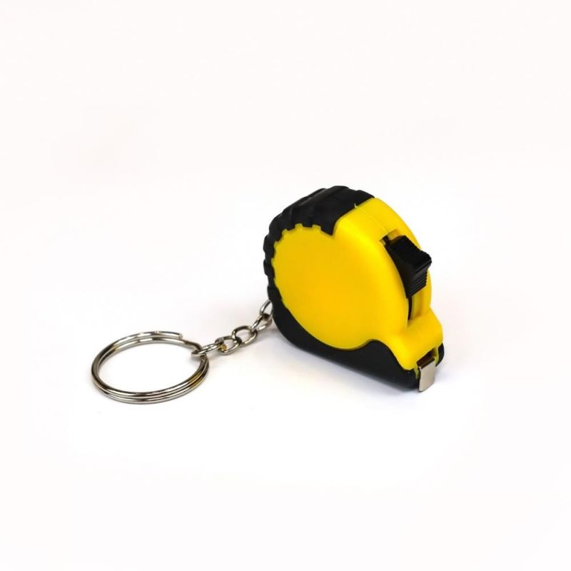 Key Chain Measure Steel Tape Ruler Steel Pipe Retractable Measure Soft Steel Mini Gift Tape