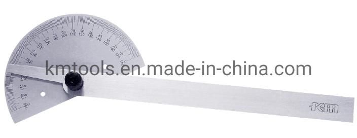 0-180 Degree Round Type Protractor Measuring Device