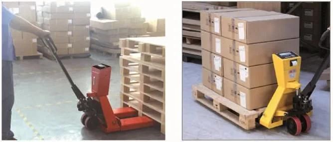 Hydraulic Hand Industrial Manual Pallet with Weight Scale Truck