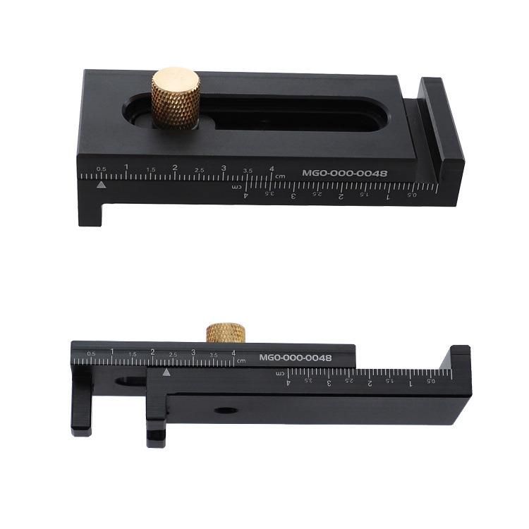 Small Aluminum Alloy Wood Tenon Saw Gap Adjuster Saw Gauge Feeler Gauge Gap Gauge Woodworking Saw Table Gap Measurement Tool