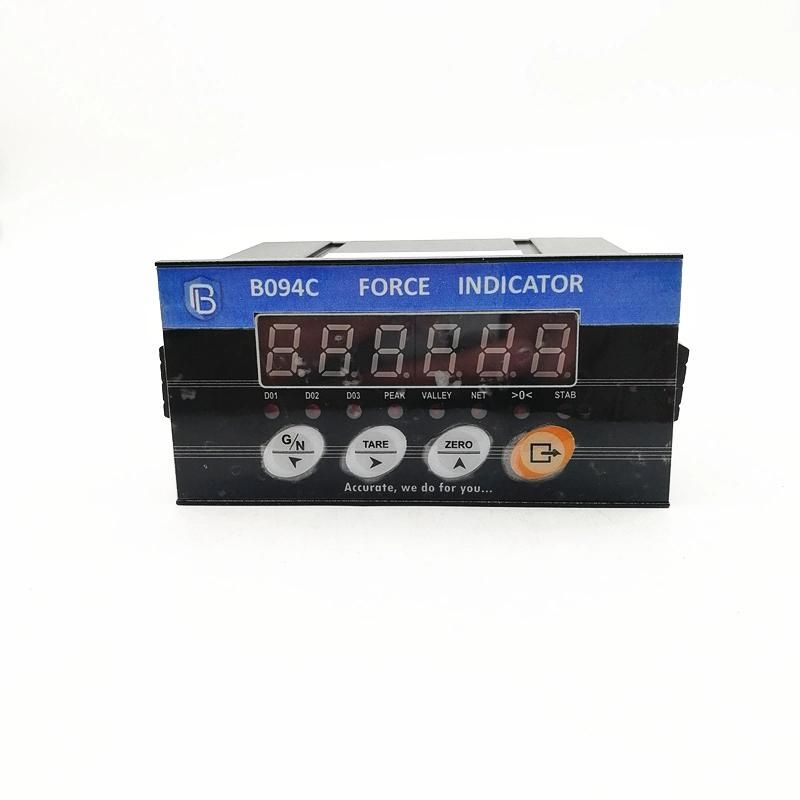LED Display 100-240VAC 50-60Hz Weighing Indicator with RS485 or RS232 Digital Communication Interface (B094C)