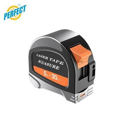 40m 2 in 1 High Accuracy 1.5mm Laser Tape Measure
