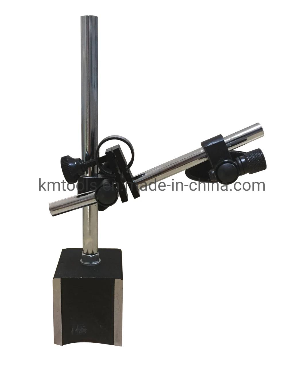 Set of Dial Indicator and Magnetic Stand with Fine Adjustment