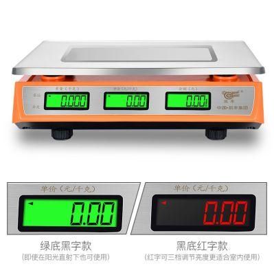 15kg 30kg Supermarket Price Computing Scale Weighing Counting Scale