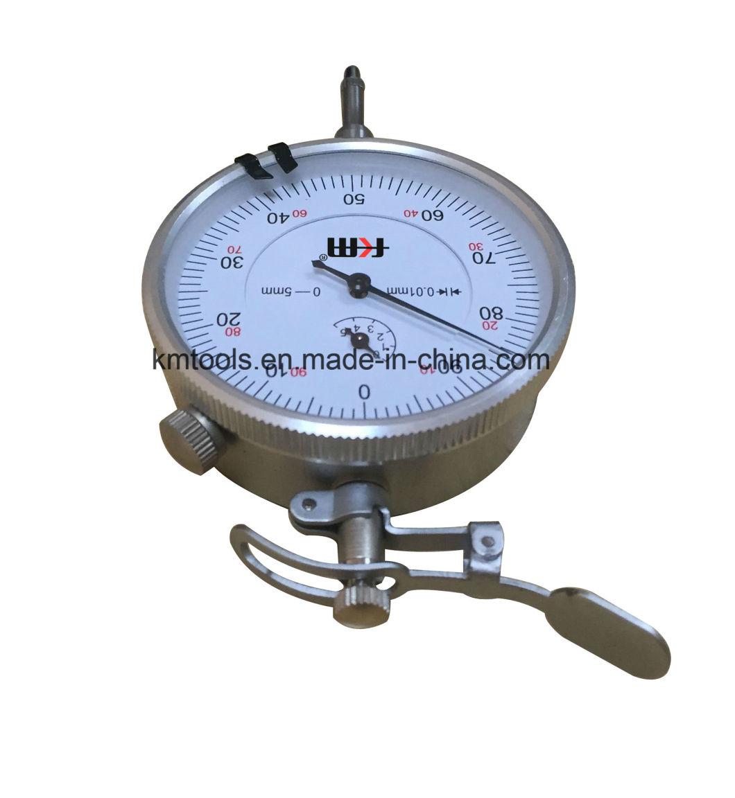 0-5mmx0.01mm Dial Indicator Gauge with Lifting Lever Measuring Device
