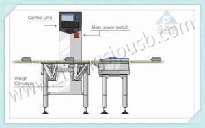 Automatic Check Weigher Weight Checking and Sorting Machine