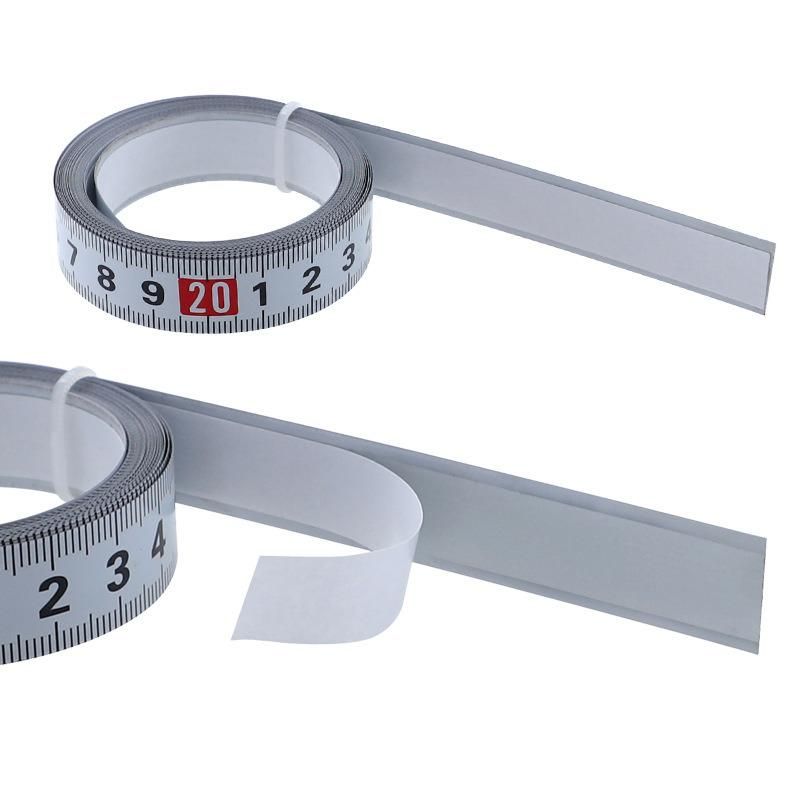 Widen 16mm Sticky Scale Steel Ruler 1-5m Ruler with Glue Scale Tape Measure Self-Adhesive Ruler Ruler Flat Ruler