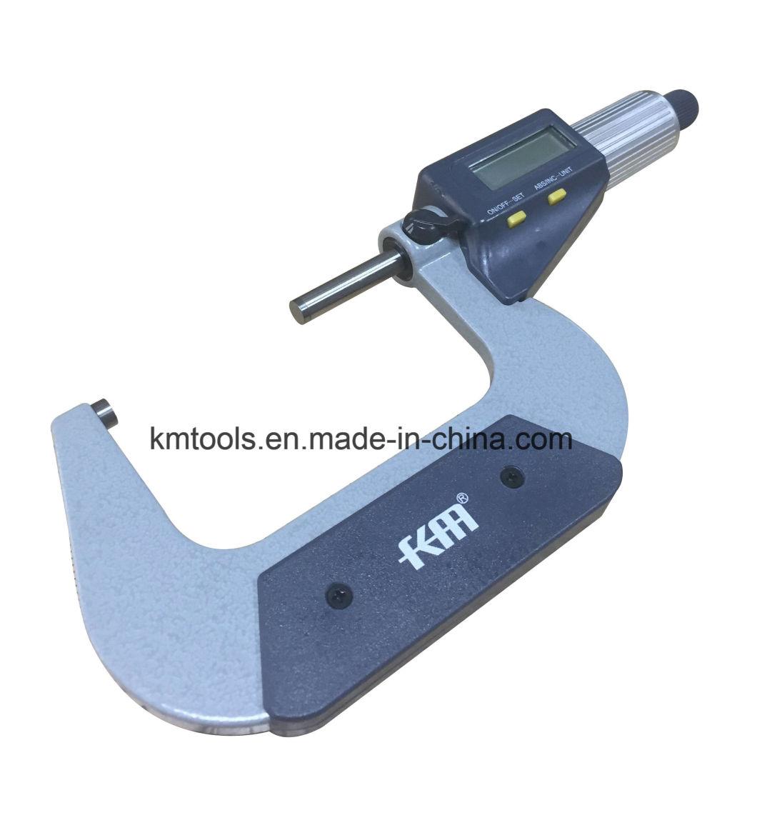 50-75mm Digital Outside Micrometer with 0.001mm Resolution Measuring Tool