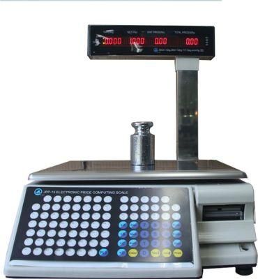 Supermarket Label LED Display Printing Barcode Scale