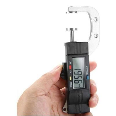 Digital Thickness Gauge, Horizontal Type Electronic Digital Display Caliper Thickness Gauge Measuring Tool 0-25mm