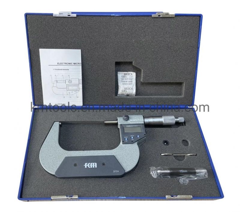 75-100mm IP54 Digital Outside Micrometer Professional Manufacturer