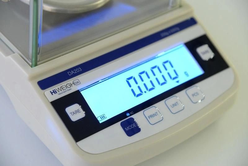 0.001g 1mg Lab High Precision Weighing Balance with Hbm Load Cell