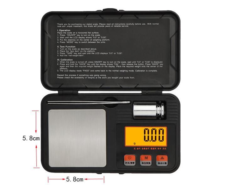 Electronic Carat Scales 50g/0.001g 200g/0.01ghigh Precision Diamond Scales Gold Scales