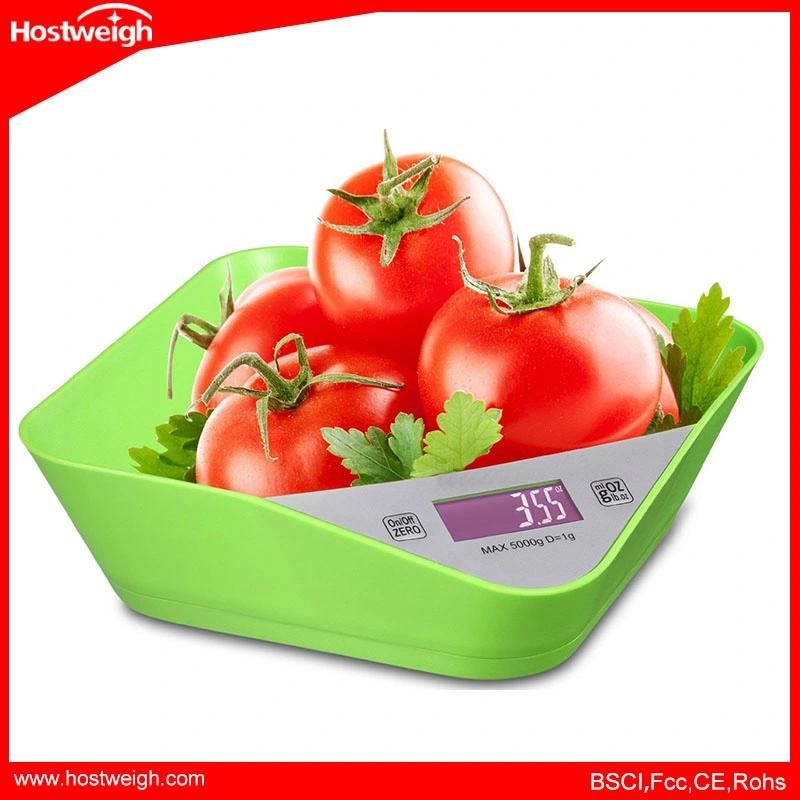 Digital Food Diet Weighing Scale with 5kg Capacity One Bowl Scale