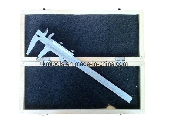 0-200mm Stainless Steel Vernier Caliper with Fine Adjustment