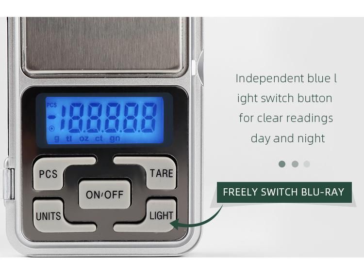 Newest Design Mini LCD Electronic Digital Jewelry Gold Diamond Scale