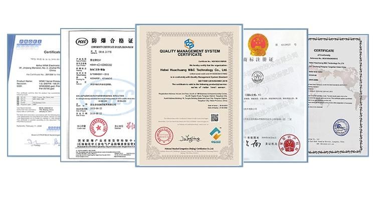 Non-Contact Continuous Level Measurement Radar Level Gauge for Storage Tanks