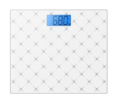 250kg Tempered Glass Electroinc Bathroom Scale with LCD Display