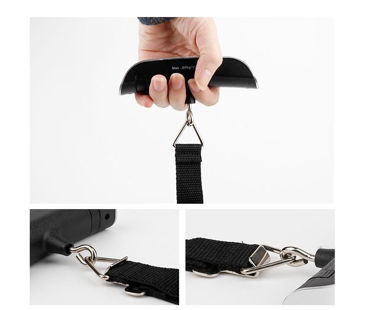 50kg Multifunctional Electronic Travel Luggage Scale with Temperature Measurement