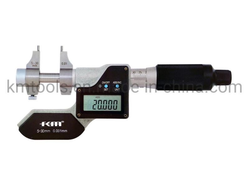 5-30mm Precision Inside Micrometer 0.001mm Resolution Digital Micrometer