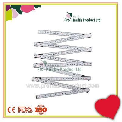 2 Meter 10 Folds Measuring Wooden Spring Joint Foldable Ruler