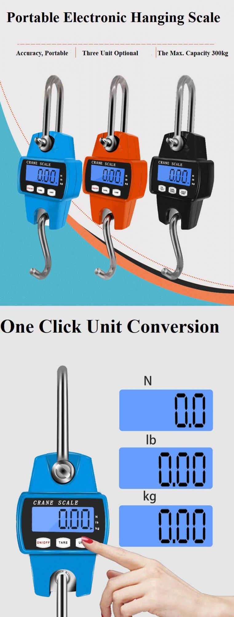 Convenient Digital Hook Crane Scale