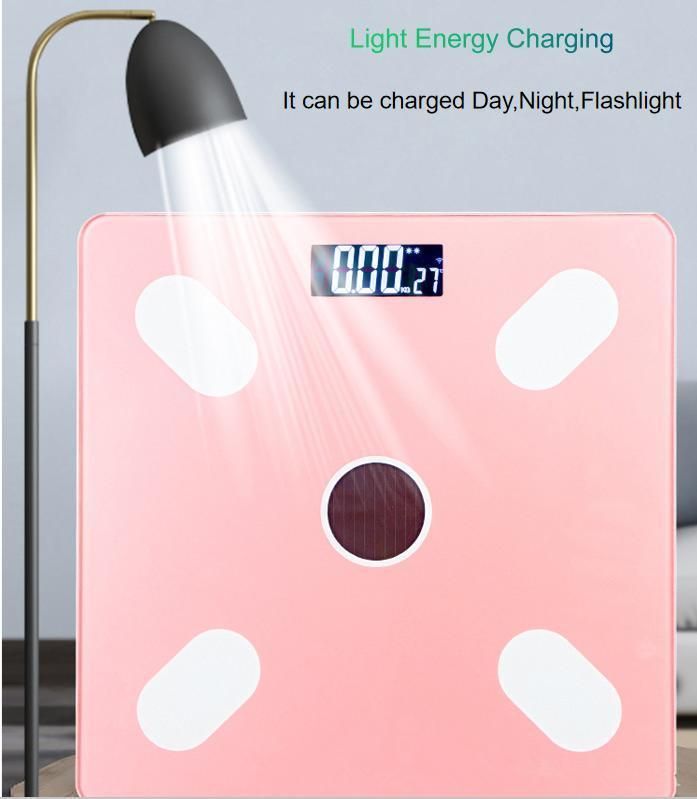Body Scales for Health with Tempered Glass Digital Display