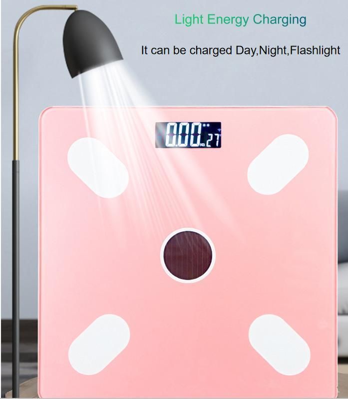 Body Scales for Health with Tempered Glass Digital Display