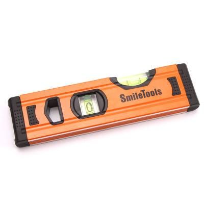 Mini Spirit Level Measuring Tool Orange Accuracy 0.5mm 90 +180 Degree Spirit Level Bubble