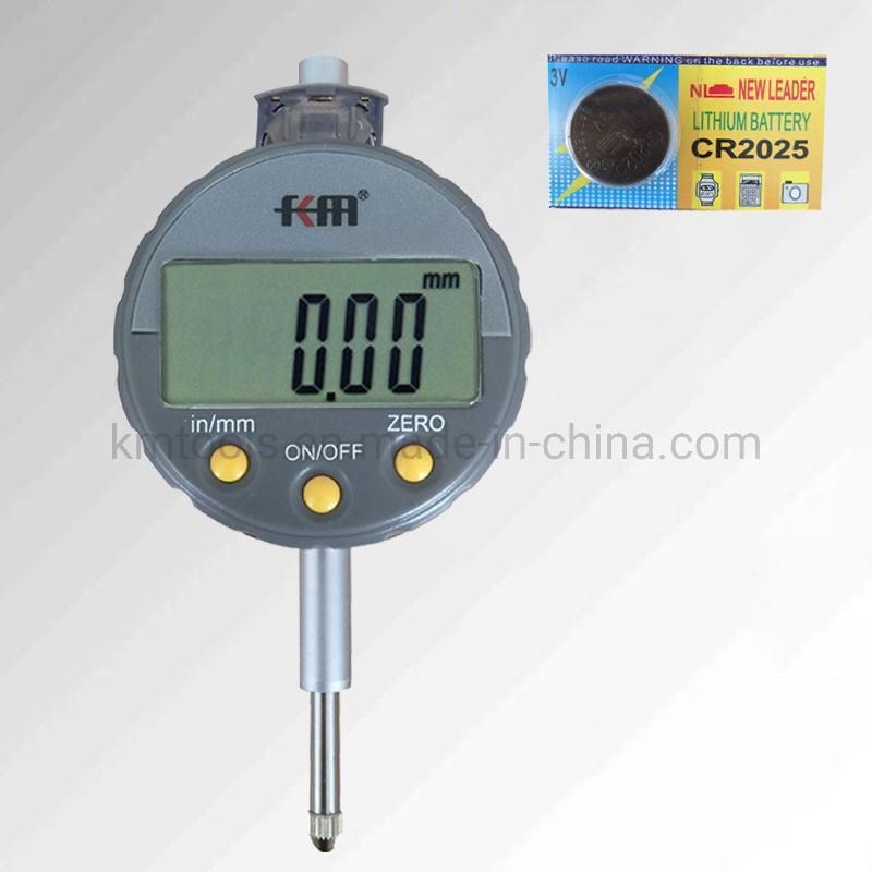 0-12.7mm/0-0.5′ ′ Digital Dial Indicator with 0.01mm/0.0005′ ′ Resolution Measuring Device