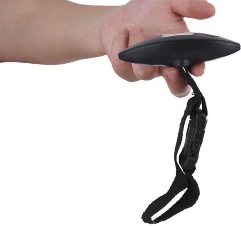 Portable Handheld Travel Digital Luggage Scale Suitcase Weighing Pocket Scale with LCD Display