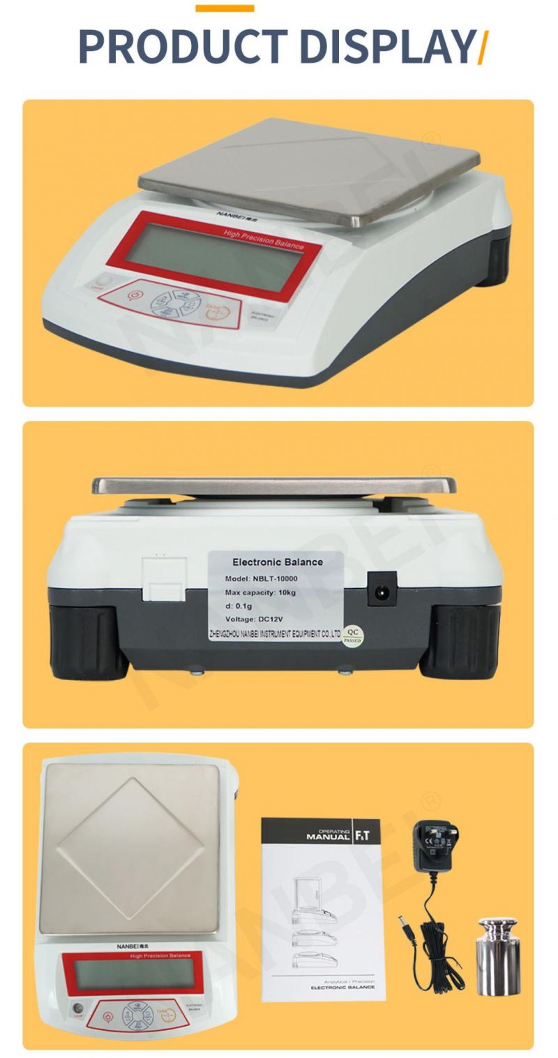 Lab Electronic Balance Scale Sensitive Weighing Balance