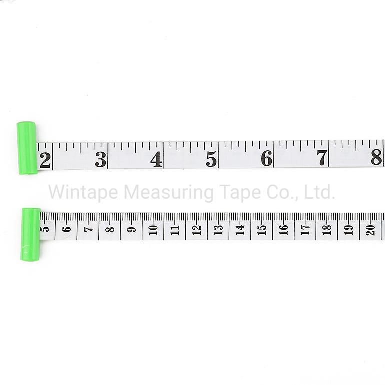 60 Inch 1.5m Green Plastic Retractable Body Waist Tape Measure