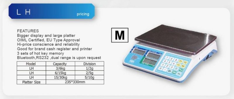 Super Economy Price Computing Scale Good for Brand Cash Register