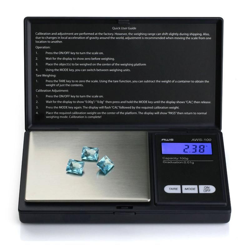 Digital 1000g 0.1g Jewelry Gold Silver Coin Gram Pocket Scale
