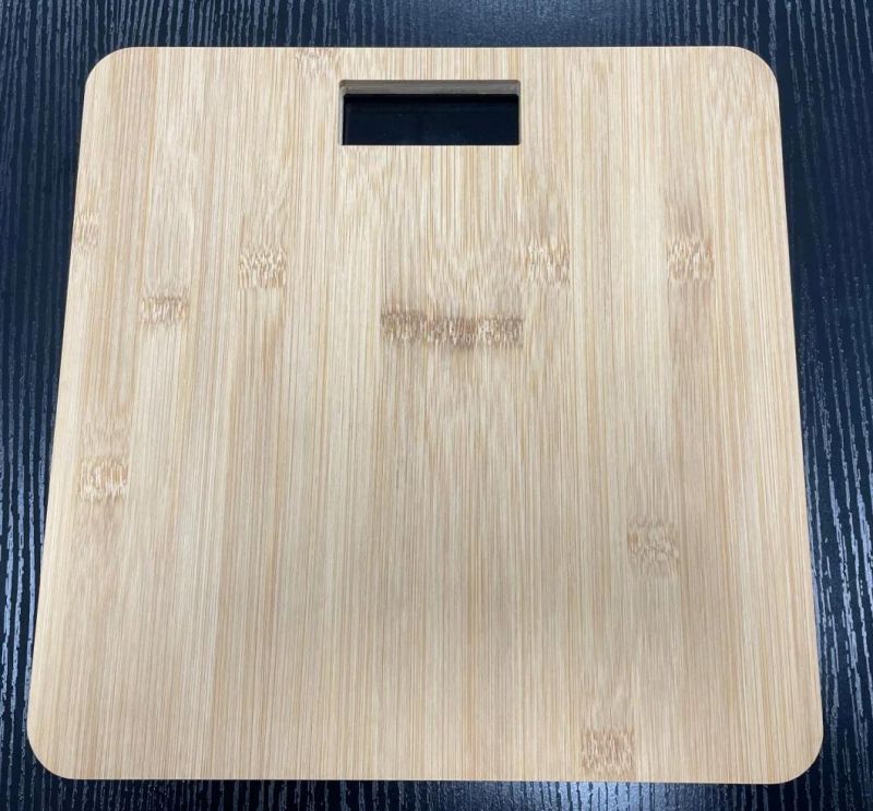 Bl-1608 Household Bamboo Wood Platform Body Weighing Scale Digital