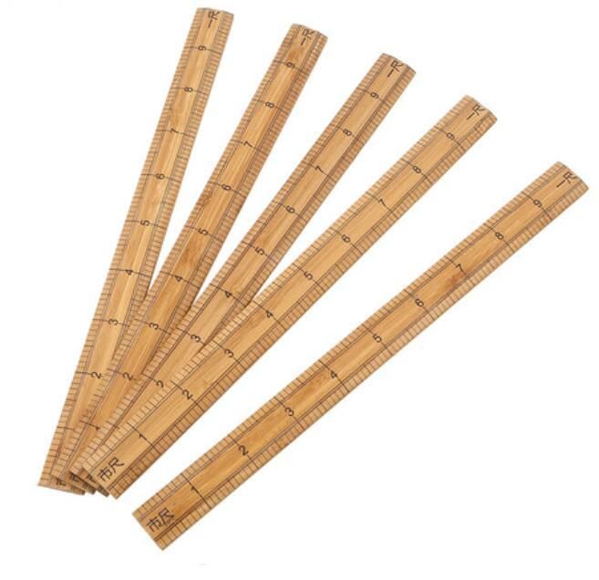 Good Quality Bamboo Ruler Inch Tailor′s Ruler Measure Clothing Ruler Cloth Piece Straight Ruler Market Inch 1 Meter 1 Foot