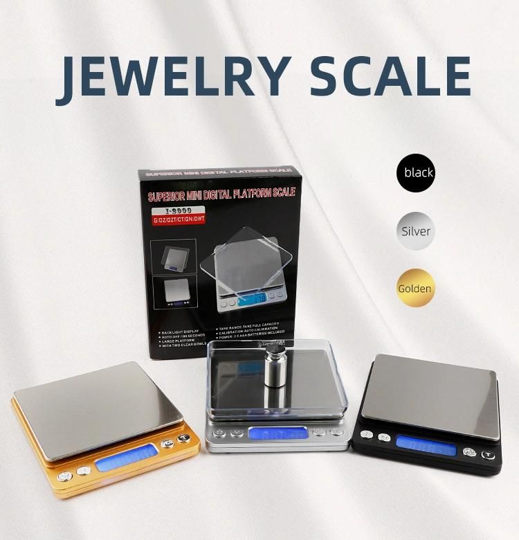 High Precision Portable Pocket Scale Jewelry Scale Gold Scale 3kg Capacity