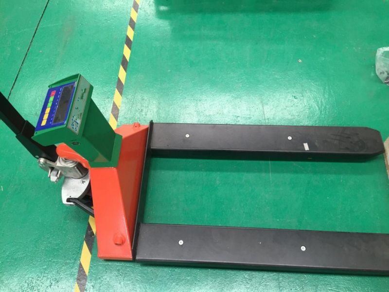1-2t Forklift Manual Lift Pallet Truck Weighing Scale