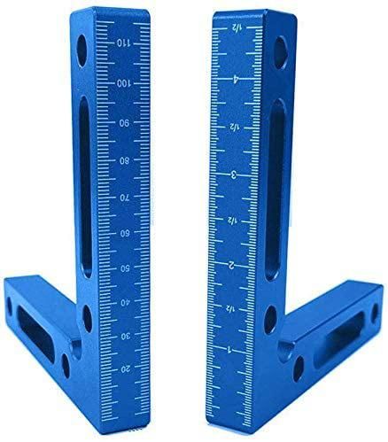 Carpenter′s Square Positioner Fixture Right Angle 90 Degree Positioning Triangle Ruler Block Right Angle Carpenter′s Combination Tool