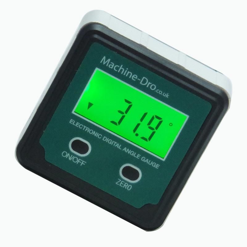 Machine-Dro Digital Angle Gauge/Digital Level with Magnetic Base and Backlight