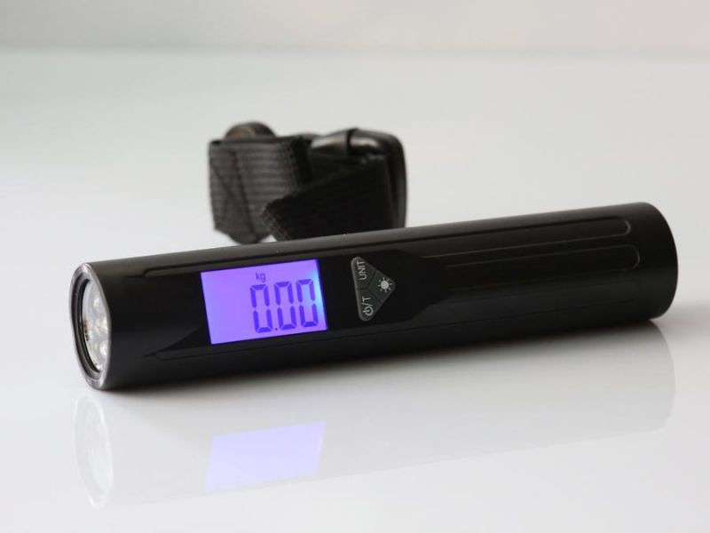 LED Torch Portable Digital Weighing Scale Luggage Scale