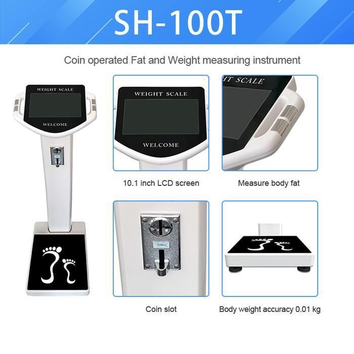 Fat Muscle Water Measuring Digital Electronic Body Scale with Printer