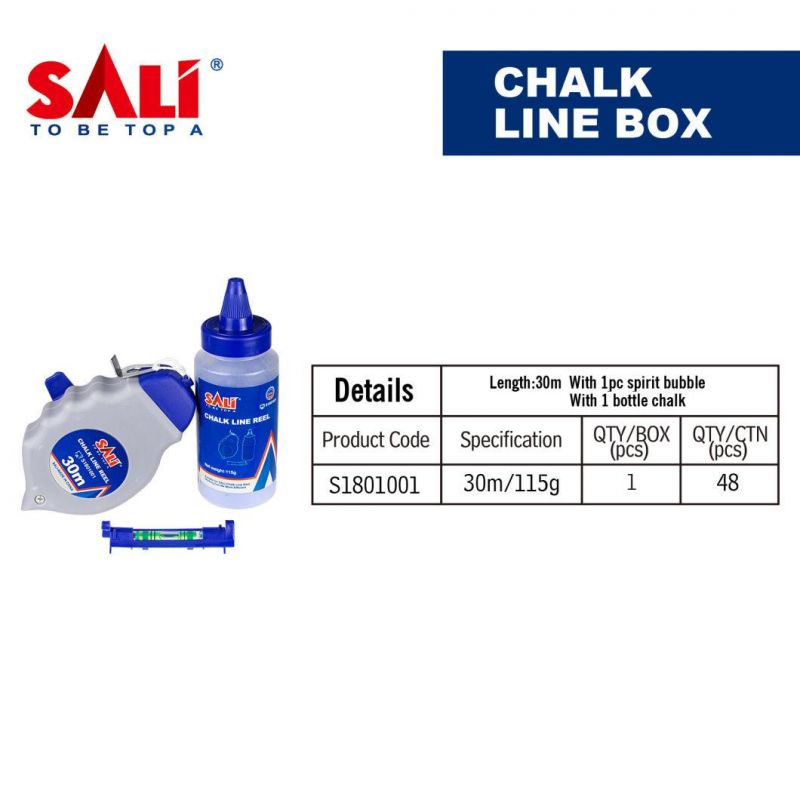 Sali S1801001 30m/115g High Quality Chalk Line Box